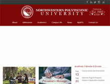 Tablet Screenshot of npu.edu